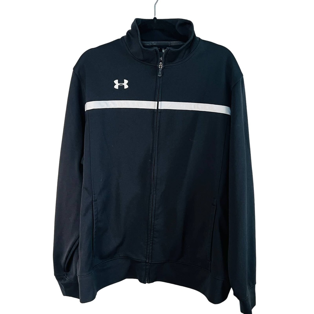 Under Armour Allseasongear Campus Warm Up Jacket Black Size XL - Picture 3 of 11